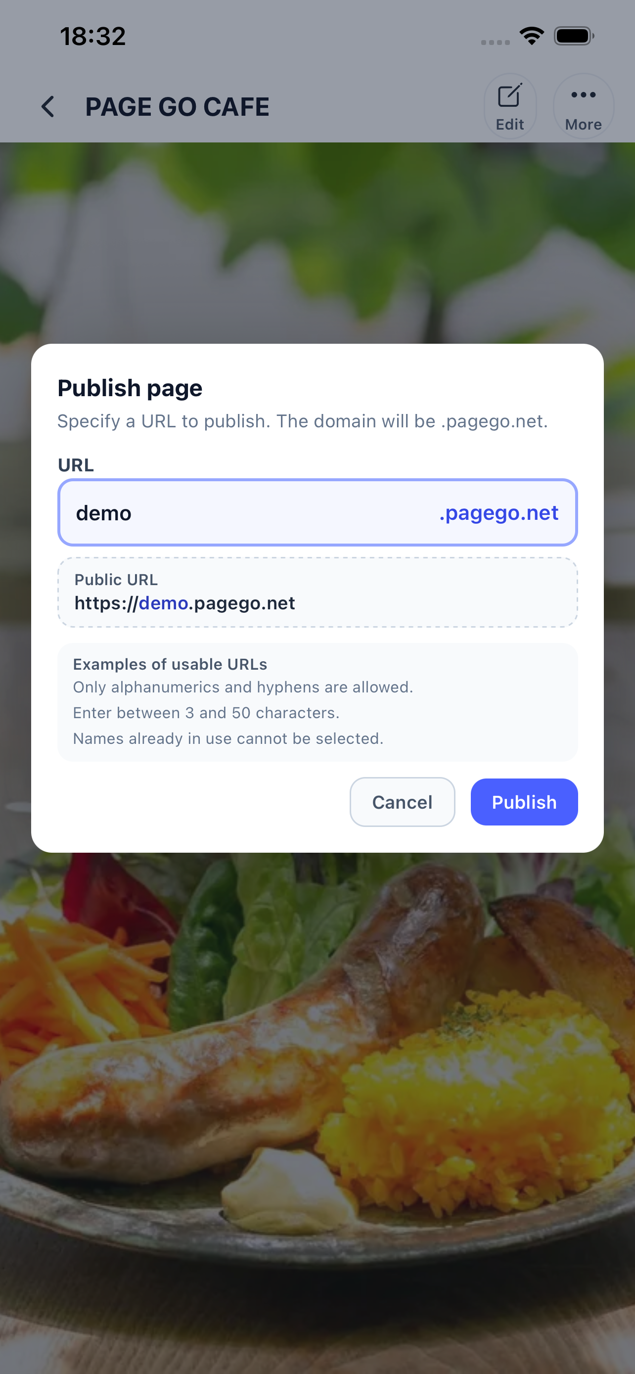 Step 4: Choose your public URL